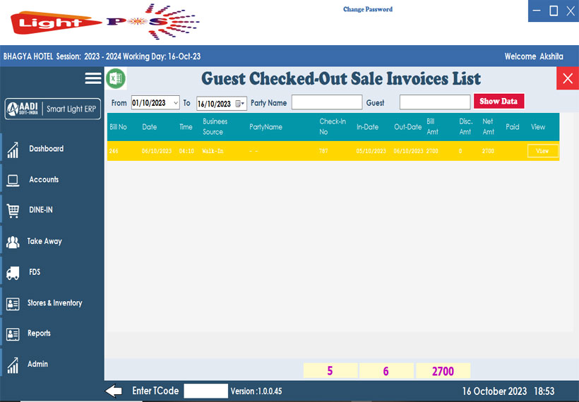 Hotel software kasauli,hotel billing software kasauli,Hotel POS kasauli